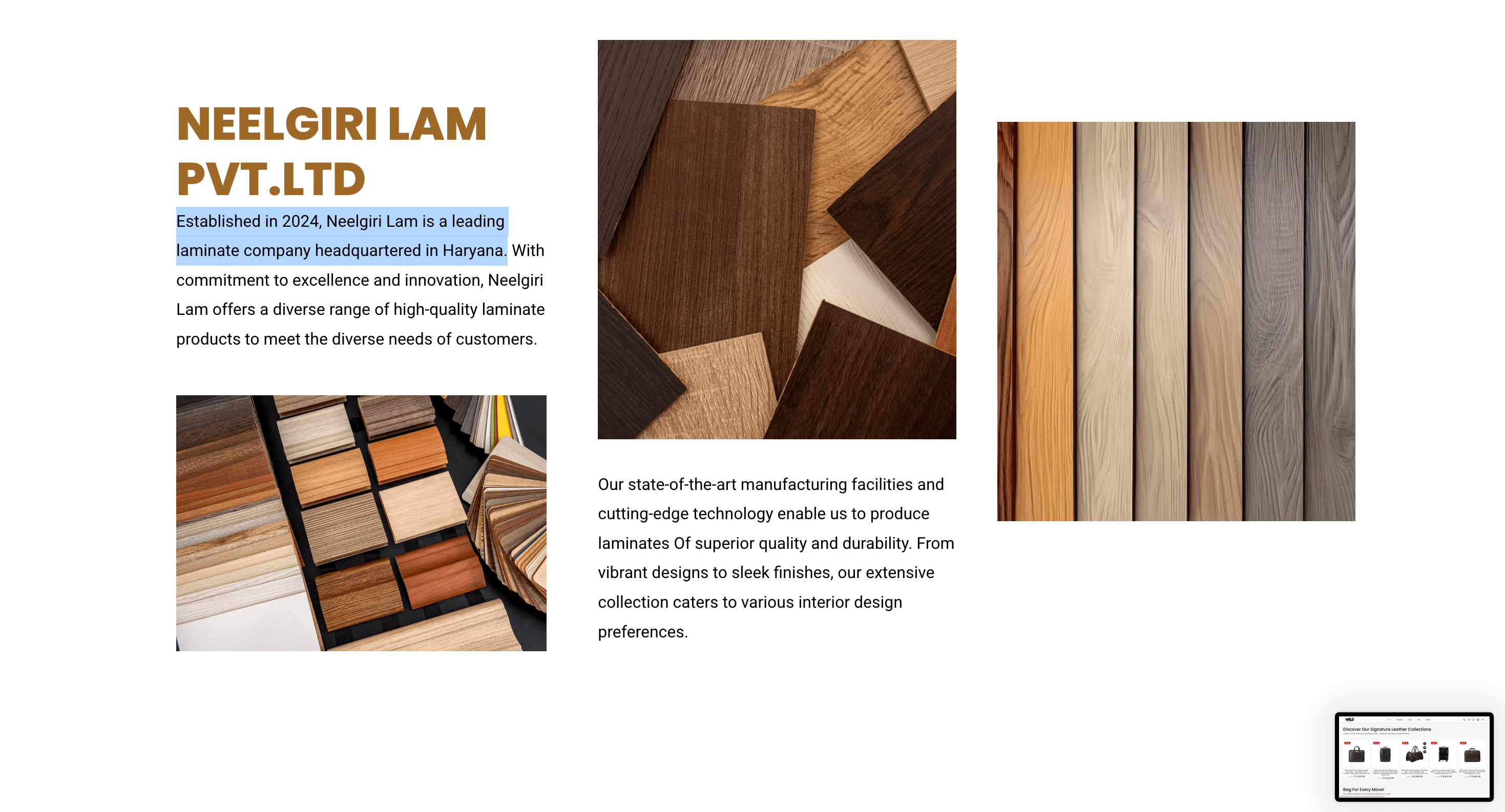Neelgiri Woodcrafts preview